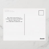 Zwart en goud laat meisjes vrijgezellenfeest gaan folie uitnodiging briefkaart (Achterkant)