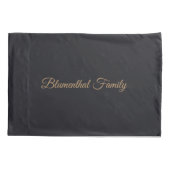 Zwart en Goud Mandala Hebreeuws Pesach Pascha Kussensloop (Achterkant)