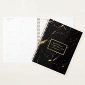 Zwart en Goud Marmer Afspraakboek Planner (Display)