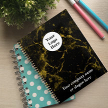 Zwart en goud marmer