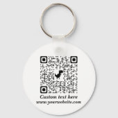 Zwart en goud marmer sleutelhanger (Achterkant)