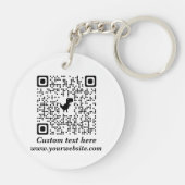 Zwart en goud marmer sleutelhanger (Achterkant)