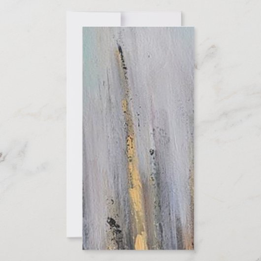 Zwart en Goud Modern Abstract Bewaar de Datum Save The Date (Achterkant)