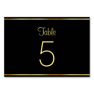 Zwart en goud modern glamoureuze sjabloon trendy kaart