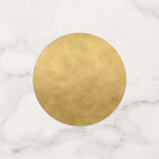 Zwart en Goud Nieuwjaar Klok Confetti (Kleine voorkant)