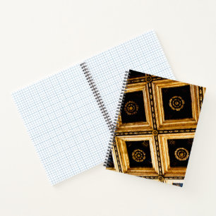 Zwart en goud notitieboek