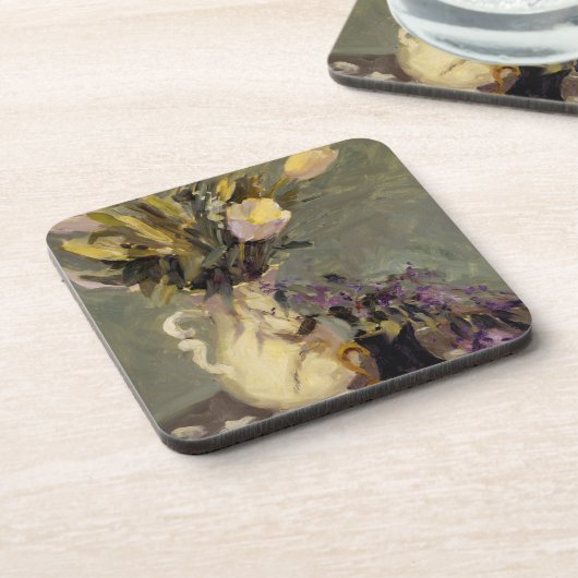 Zwart en goud onderzetter (Linkerzijde)