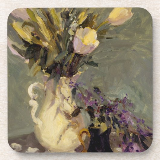 Zwart en goud onderzetter (Voorkant)