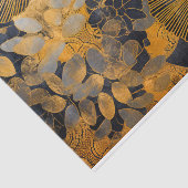 Zwart en goud oosters tissuepapier (Detail)