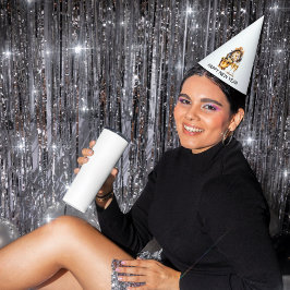 Zwart en Goud Oud en Nieuw Feesthoedjes