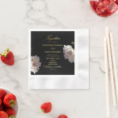 Zwart en goud | Papieren Servetten (Insitu)