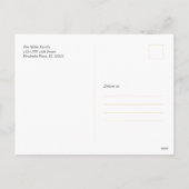 Zwart en goud | Peace and Love kerstfoto Holi Feestdagenkaart (Achterkant)