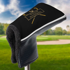 Zwart en goud Persoonlijke stijlvolle Golfheadcover