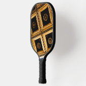Zwart en goud pickleball paddle (Links)