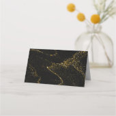 Zwart en goud plaatskaartje (Achterkant)