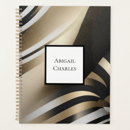 Zwart en goud Planner
