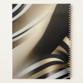 Zwart en goud Planner (Achterkant)