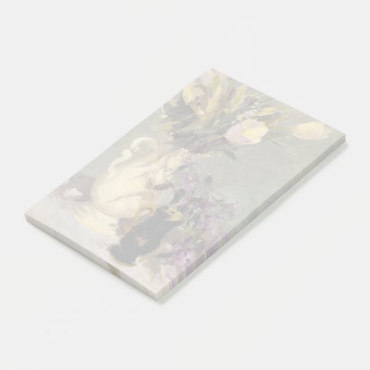 Zwart en goud post-it® notes (Schuin)