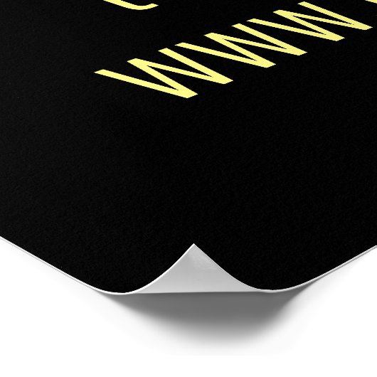 Zwart en goud poster (Hoek)