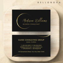  zwart en goud professioneel bedrijf