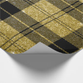 Zwart en goud Pset-04 Cadeaupapier (Hoek)