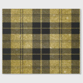 Zwart en goud Pset-04 Cadeaupapier (Vlak)