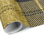 Zwart en goud Pset-04 Cadeaupapier (Rol Hoek)
