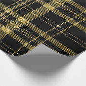 Zwart en goud Pset-07 Cadeaupapier (Hoek)