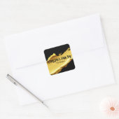 Zwart en goud Purim Label (Envelop)