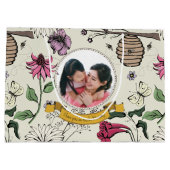 Zwart en Goud Queen Bee Royal Crown Foto Groot Cadeauzakje (Achterkant)