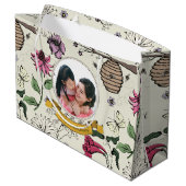 Zwart en Goud Queen Bee Royal Crown Foto Groot Cadeauzakje (Achterkant Gekanteld)