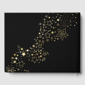 Zwart en goud Quinceanera Gastenboek (Achterkant)