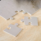 Zwart en goud Roos Legpuzzel (Zijkant)