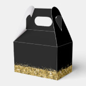 Zwart en Goud Samen Voor Altijd Elegant Bedankdoosjes (Achterkant)