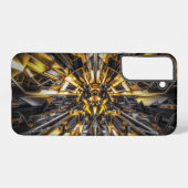 Zwart en Goud Samsung Beschermende Hoesje Samsung Galaxy Hoesje (Achterkant horizontaal)