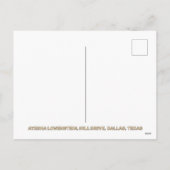 Zwart en goud script Eid Mubarak Feestdagenkaart (Achterkant)