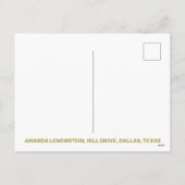 Zwart en goud Script Gelukkig Nieuwjaar Feestdagenkaart (Achterkant)