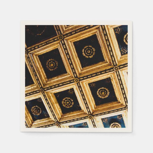 Zwart en goud servet (Voorkant)