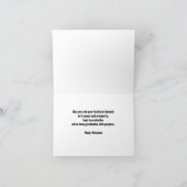 Zwart en goud "Seven Principles" Kwanzaa Kaart (Binnen)