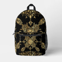 Zwart en goud sierlijk