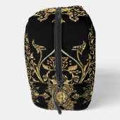 Zwart en goud sierlijk toilettasje (Rechts)
