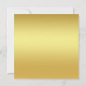 Zwart en goud sierlijke verjaardagsfeestje chic kaart (Achterkant)