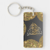 ZWART EN GOUD SLEUTELHANGER (Voorkant)