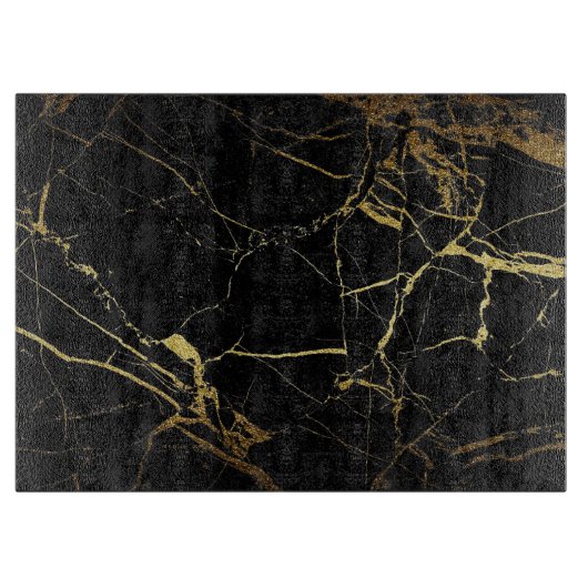 Zwart en goud snijplank (Voorkant)