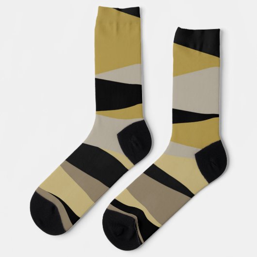 Zwart en goud sokken (Links)