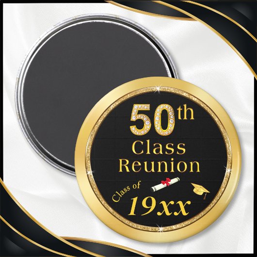 Zwart en Goud, Souvenirs voor 50th Class Reunion, Magneet