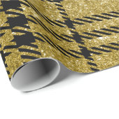 Zwart en goud speldenband-13 cadeaupapier (Rol Hoek)