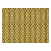 Zwart en goud tafelkleed (Voorkant (Horizontaal))
