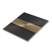 Zwart en goud tegeltje (Zijkant)