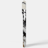 Zwart en goud telefoonhoesje marmeren ontwerp Case-Mate iPhone case (Achterkant / Links)